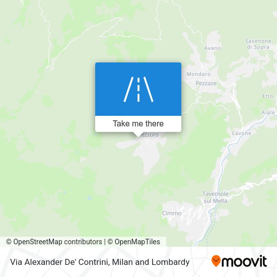 Via Alexander De' Contrini map