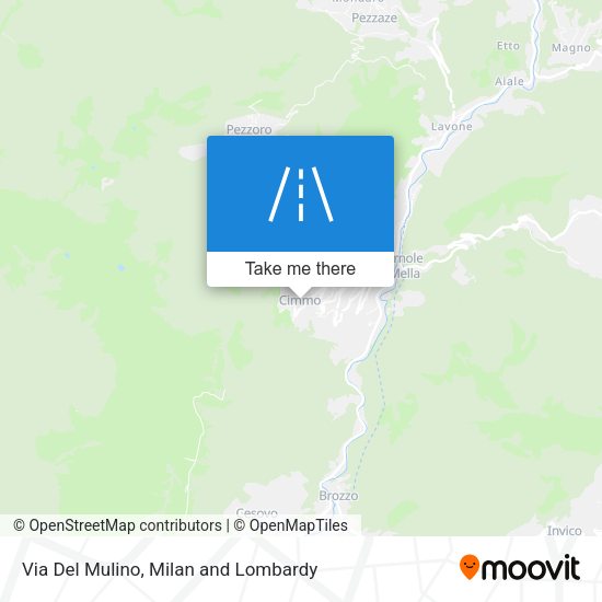 Via Del Mulino map