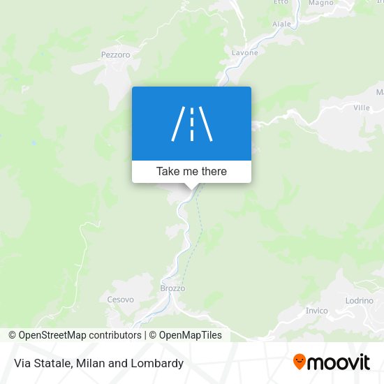 Via Statale map