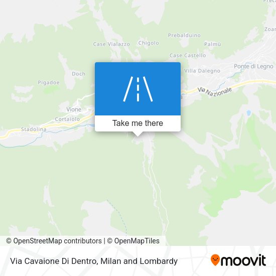 Via Cavaione Di Dentro map