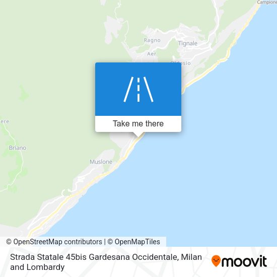 Strada Statale 45bis Gardesana Occidentale map