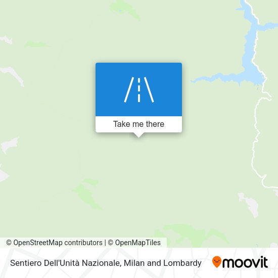 Sentiero Dell'Unità Nazionale map