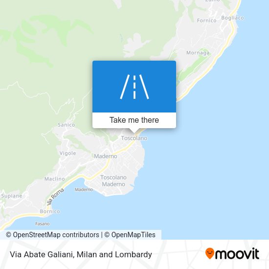 Via Abate Galiani map
