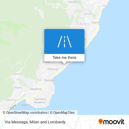 Via Messaga map