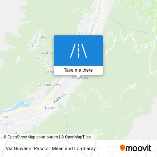 Via Giovanni Pascoli map