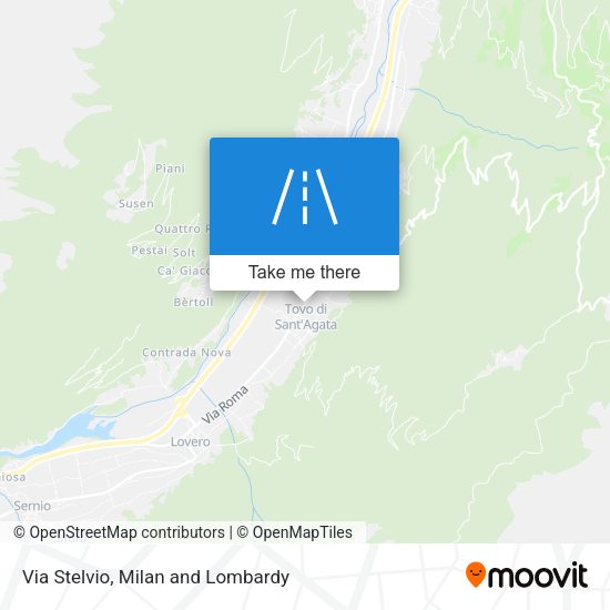 Via Stelvio map