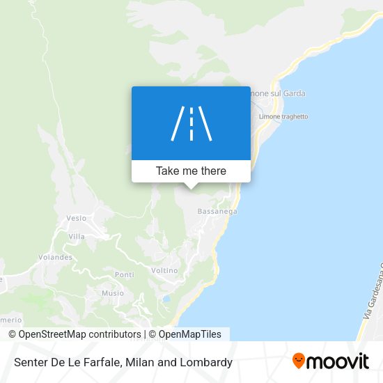 Senter De Le Farfale map
