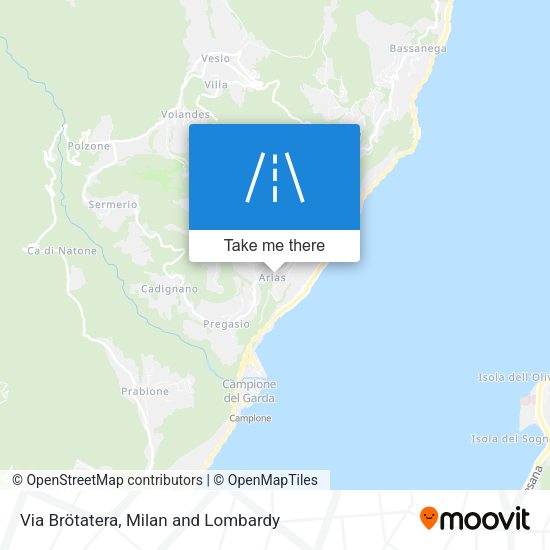 Via Brötatera map