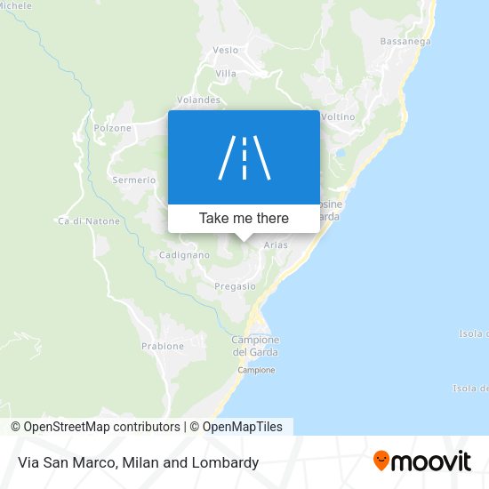 Via San Marco map