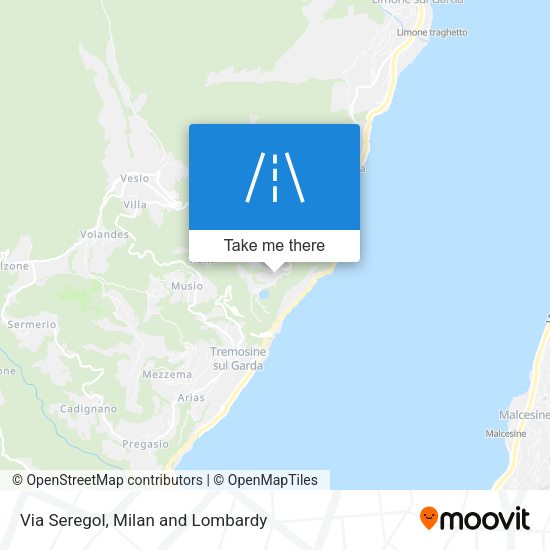 Via Seregol map