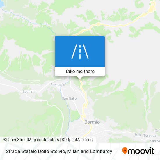 Strada Statale Dello Stelvio map