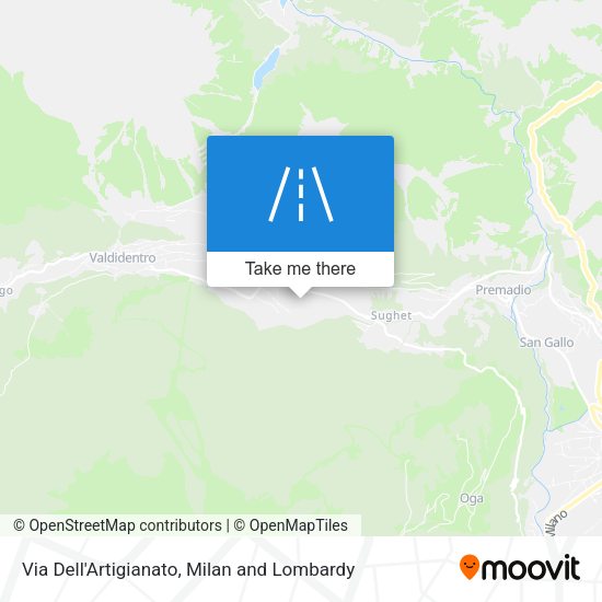 Via Dell'Artigianato map