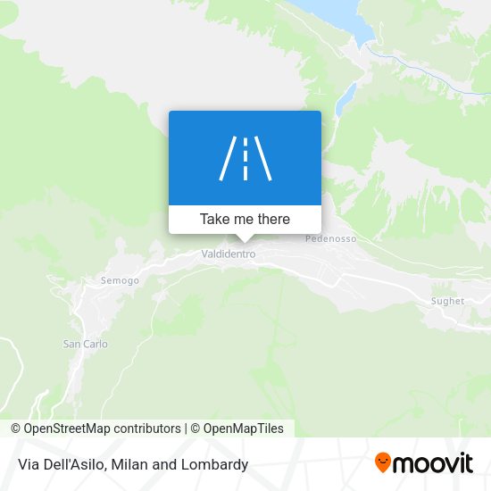 Via Dell'Asilo map