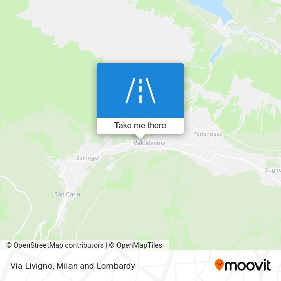 Via Livigno map