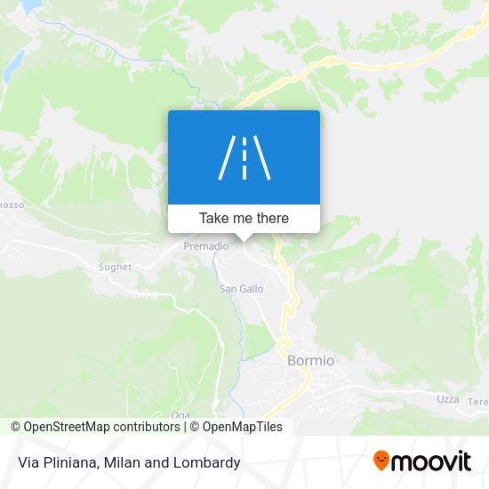 Via Pliniana map