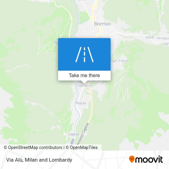 Via Alù map
