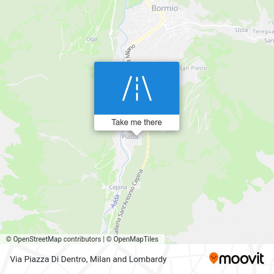 Via Piazza Di Dentro map