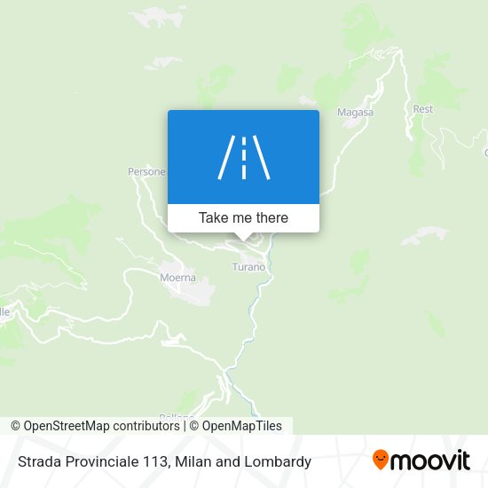 Strada Provinciale 113 map