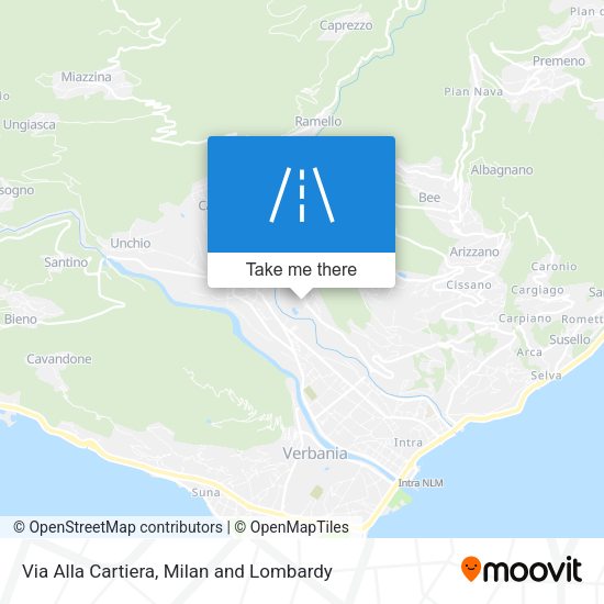 Via Alla Cartiera map