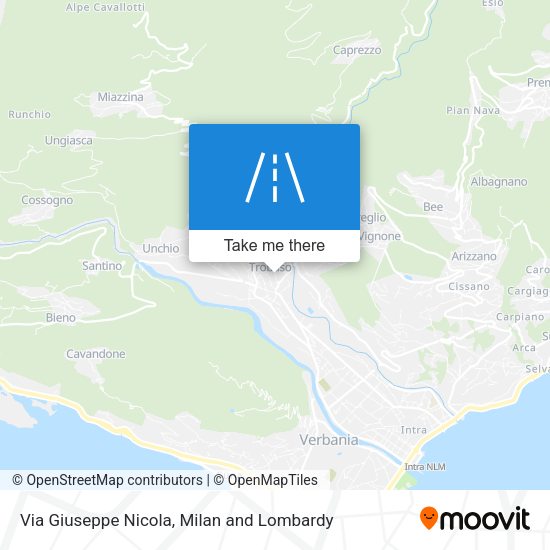 Via Giuseppe Nicola map