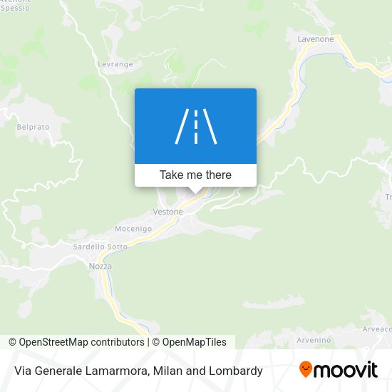 Via Generale Lamarmora map