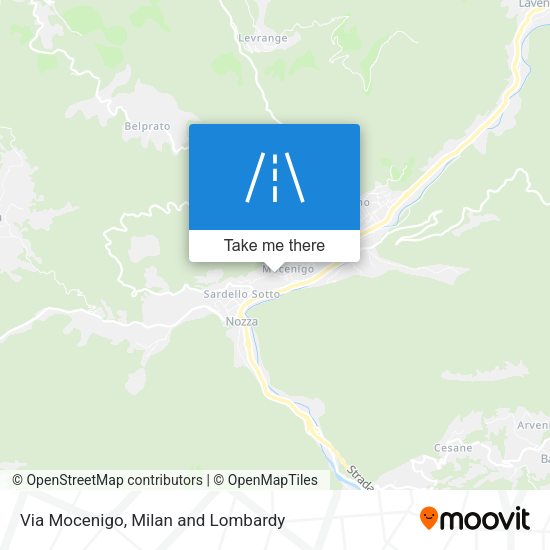 Via Mocenigo map