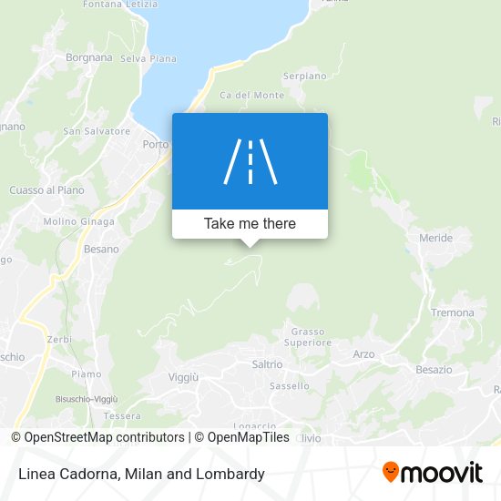 Linea Cadorna map