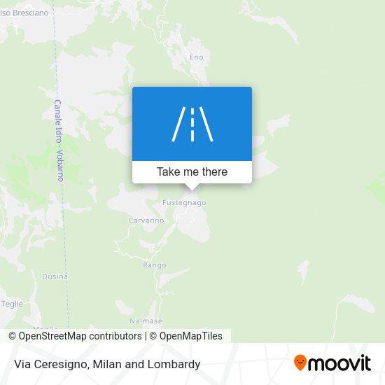 Via Ceresigno map