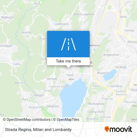 Strada Regina map