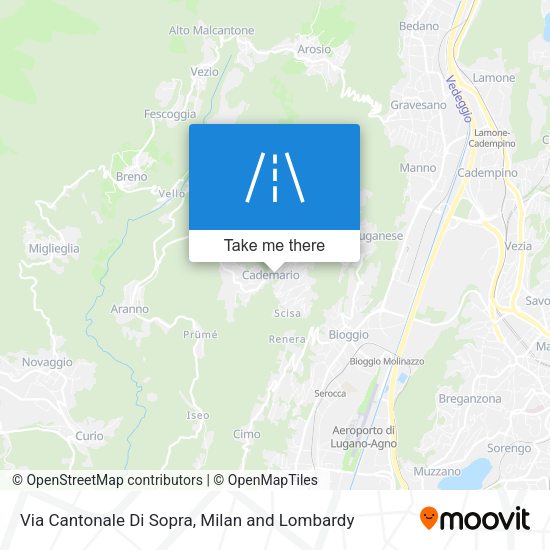 Via Cantonale Di Sopra map