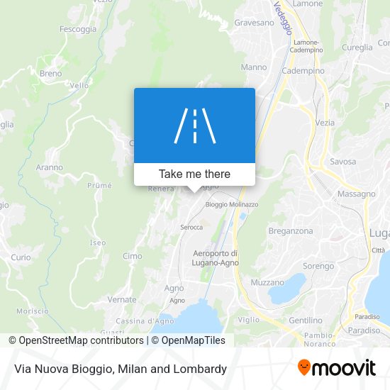 Via Nuova Bioggio map