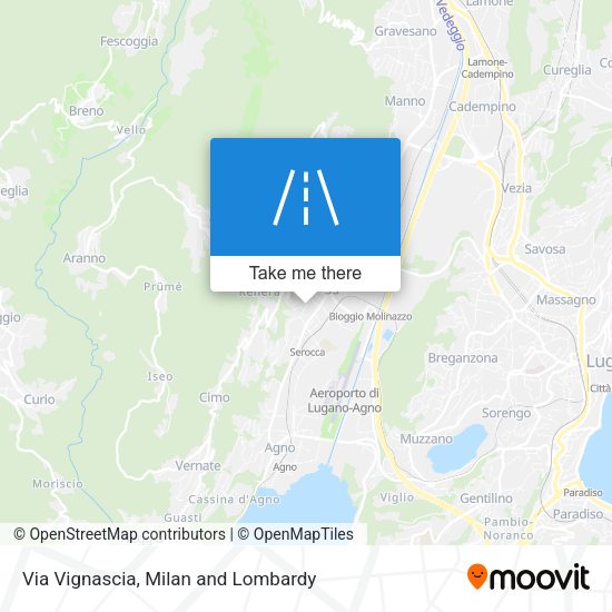 Via Vignascia map