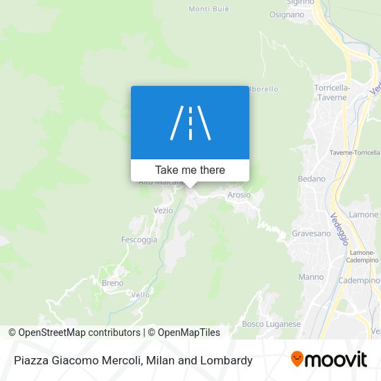 Piazza Giacomo Mercoli map