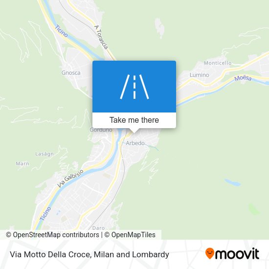 Via Motto Della Croce map