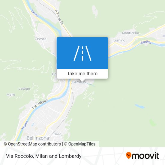 Via Roccolo map