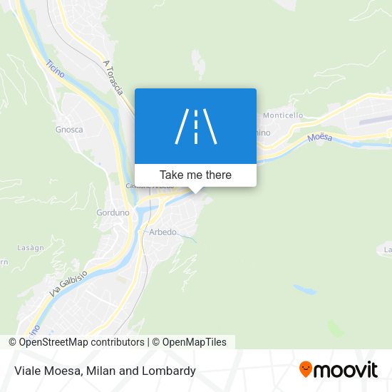 Viale Moesa map