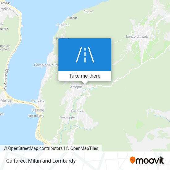 Calfarée map