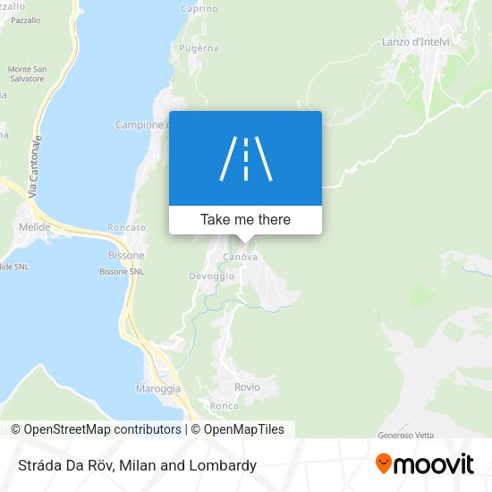 Stráda Da Röv map