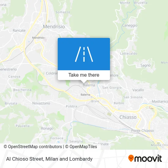 Al Chioso Street map