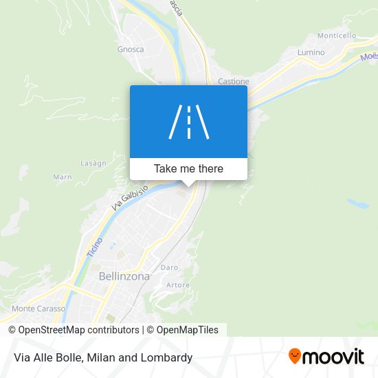 Via Alle Bolle map