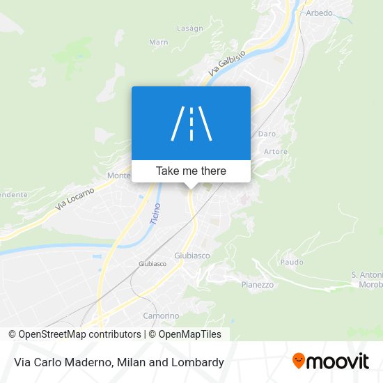 Via Carlo Maderno map