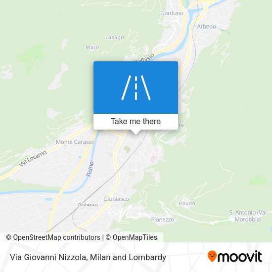 Via Giovanni Nizzola map
