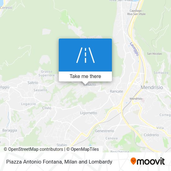 Piazza Antonio Fontana map