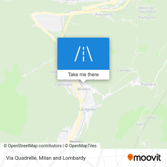 Via Quadrelle map