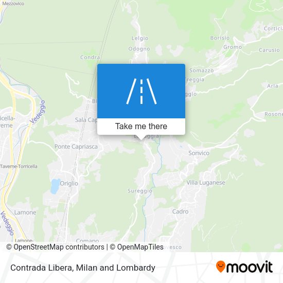 Contrada Libera map