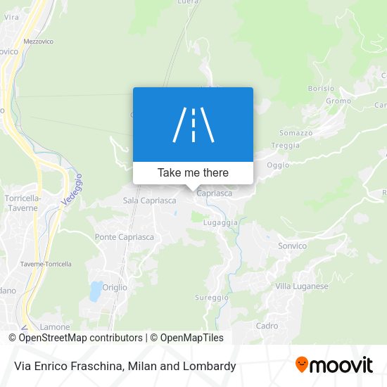Via Enrico Fraschina map