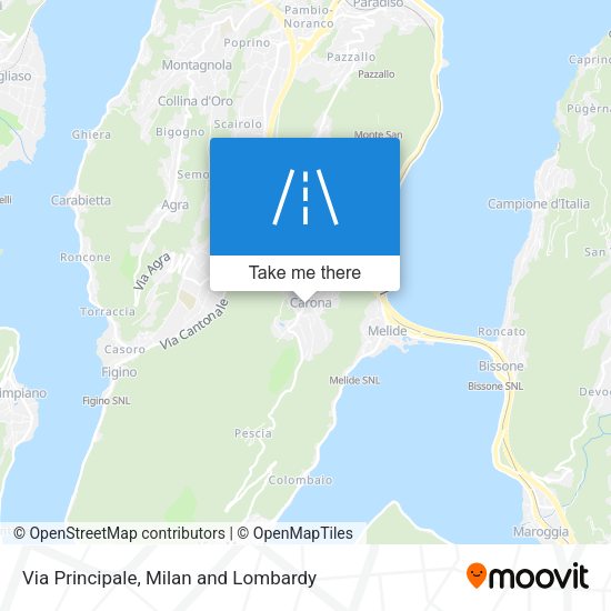 Via Principale map
