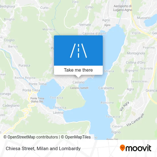 Chiesa Street map
