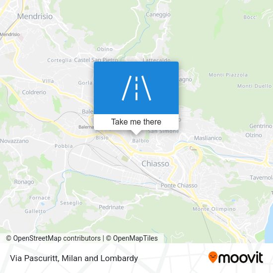 Via Pascuritt map