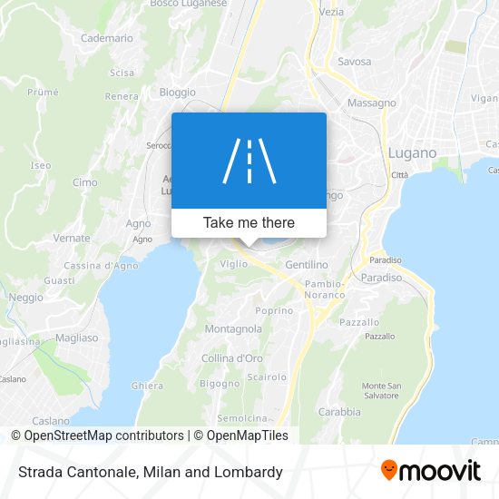Strada Cantonale map